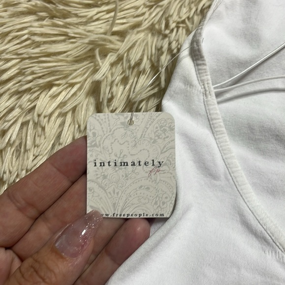 Free People Intimately White XS Crisscross Back - Picture 3 of 9